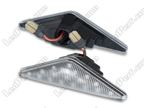 Sidovy av sekventiella LED-blinkers för Ford Focus MK1 - Transparent version