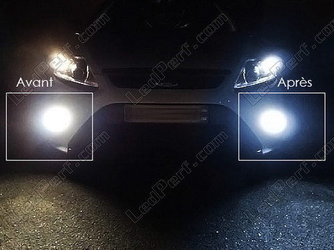 LED dimljus xenon vit Ford Focus MK2 -