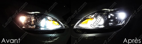 LED-lampa parkeringsljus xenon vit Ford Focus MK2