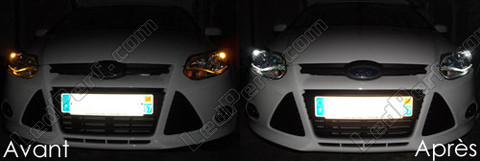 LED-lampa parkeringsljus xenon vit Ford Focus MK3