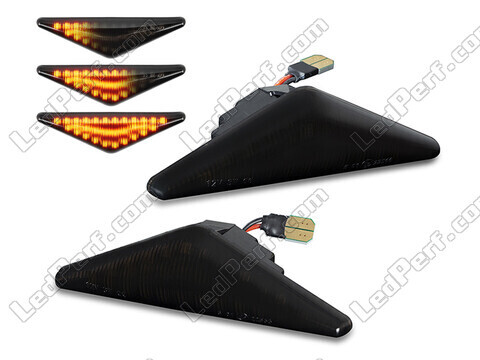 Dynamiska LED-sidoblinkers för Ford Mondeo MK3 - Rökfärgad svart version