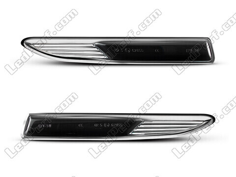 Framvy av dynamiska LED-blinkers för Ford Mondeo MK4 - Rökfärgad svart färg