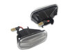Sidovy av sekventiella LED-blinkers för Honda Accord 7G - Transparent version