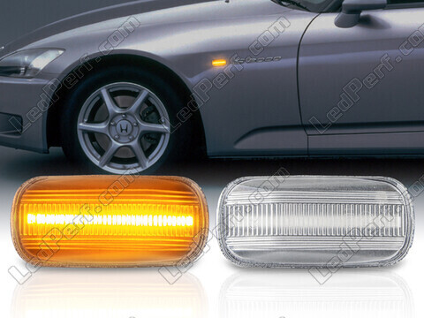 Dynamiska LED-sidoblinkers för Honda Jazz II