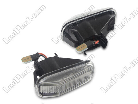 Sidovy av sekventiella LED-blinkers för Honda Jazz - Transparent version