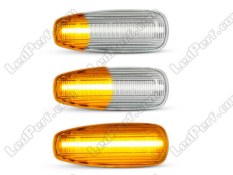 Belysning av sekventiella transparenta LED-blinkers för Hyundai I30 MK1