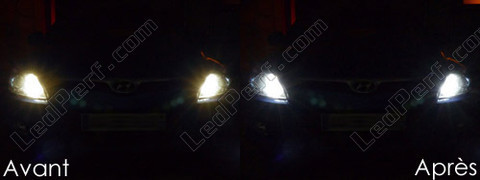LED-lampa parkeringsljus xenon vit Hyundai I30 MK1