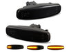 Dynamiska LED-sidoblinkers för Infiniti Q70 - Rökfärgad svart version