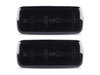 Framvy av dynamiska LED-blinkers för Jeep Commander (XK) - Rökfärgad svart färg