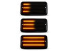 Belysning av dynamiska svarta LED-sidoblinkers för Jeep Wrangler II (TJ)