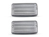 Framvy av sekventiella LED-blinkers för Jeep Wrangler II (TJ) - Transparent färg