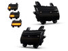 Dynamiska LED-sidoblinkers för Jeep  Wrangler IV (JL) - Rökfärgad svart version