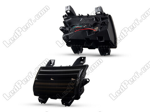 Sidovy av dynamiska LED-sidoblinkers för Jeep  Wrangler IV (JL) - Rökfärgad svart version