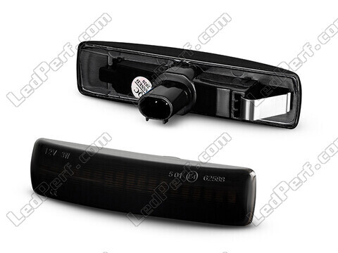 Sidovy av dynamiska LED-sidoblinkers för Land Rover Discovery III - Rökfärgad svart version