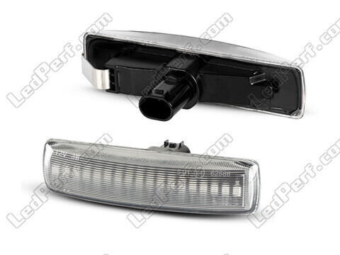 Sidovy av sekventiella LED-blinkers för Land Rover Discovery III - Transparent version