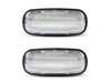 Framvy av sekventiella LED-blinkers för Land Rover Freelander - Transparent färg