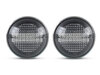 Framvy av sekventiella LED-blinkers för Land Rover Range Rover - Transparent färg