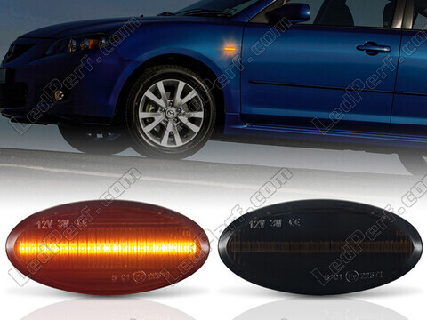 Dynamiska LED-sidoblinkers för Mazda 2 phase 2