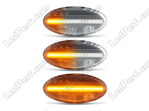 Belysning av sekventiella transparenta LED-blinkers för Mazda 3 phase 2
