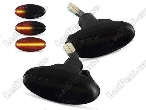 Dynamiska LED-sidoblinkers för Mazda 5 phase 1 - Rökfärgad svart version