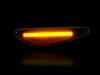Maximal belysning av dynamiska LED-sidoblinkers för Mazda 6