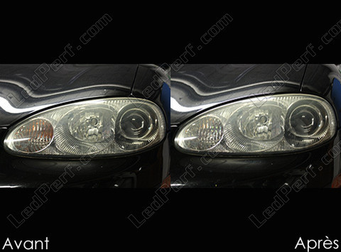 LED främre blinkers Mazda MX 5 Fas 2 före och efter