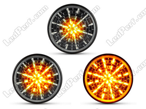 Belysning av sekventiella transparenta LED-blinkers för Mazda MX-5 NA