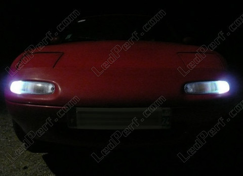 LED-lampa parkeringsljus xenon vit Mazda MX-5 NA