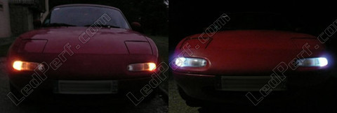 LED-lampa parkeringsljus xenon vit Mazda MX-5 NA