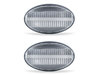 Framvy av sekventiella LED-blinkers för Mercedes A-Klass (W168) - Transparent färg