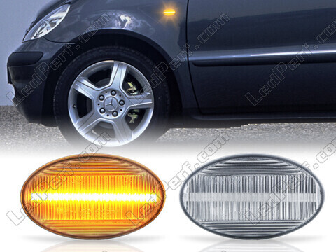Dynamiska LED-sidoblinkers för Mercedes A-Klass (W168)