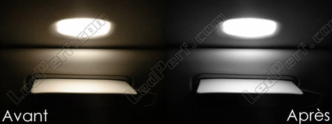 LED-lampa sminkspeglar solskydd Mercedes A-Klass (W169)