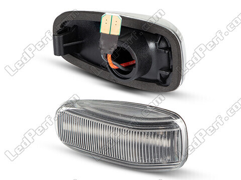 Sidovy av sekventiella LED-blinkers för Mercedes CLK (W208) - Transparent version
