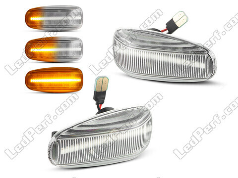 Sekventiella LED-blinkers för Mercedes E-Klass (W210) 1999 -2002 - Klar version