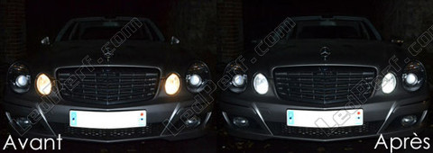 LED-lampa parkeringsljus xenon vit Mercedes E-Klass (W211)