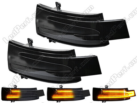 Dynamiska LED-blinkers för Mercedes GLE (W166) sidospeglar