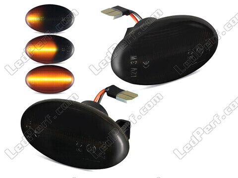Dynamiska LED-sidoblinkers för Mercedes Viano (W639) - Rökfärgad svart version