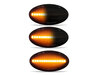 Belysning av dynamiska svarta LED-sidoblinkers för Mini Cabriolet II (R52)