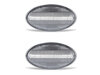 Framvy av sekventiella LED-blinkers för Mini Cabriolet II (R52) - Transparent färg