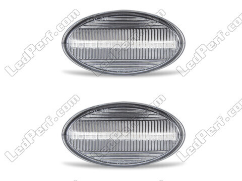 Framvy av sekventiella LED-blinkers för Mini Cabriolet II (R52) - Transparent färg