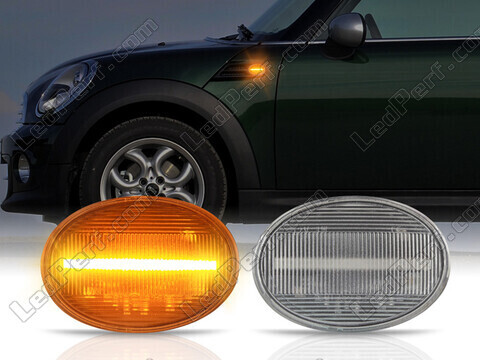 Dynamiska LED-sidoblinkers för Mini Cabriolet III (R57)