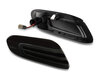 Sidovy av dynamiska LED-sidoblinkers för Mini Cabriolet IV (F57) - Rökfärgad svart version