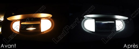 LED-lampa sminkspeglar solskydd Mini Cooper III (R56)