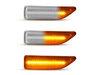Belysning av sekventiella transparenta LED-blinkers för Mini Countryman II (F60)