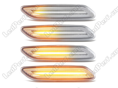 Belysning av sekventiella transparenta LED-blinkers för Mini Countryman (R60)
