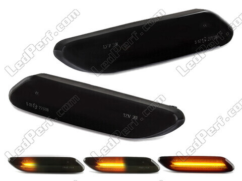 Dynamiska LED-sidoblinkers för Mini Countryman (R60) - Rökfärgad svart version
