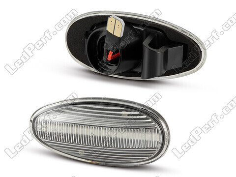 Sidovy av dynamiska LED-sidoblinkers för Mitsubishi Lancer Evolution 5 - Rökfärgad svart version