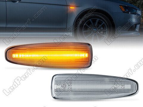 Dynamiska LED-sidoblinkers för Mitsubishi Lancer X