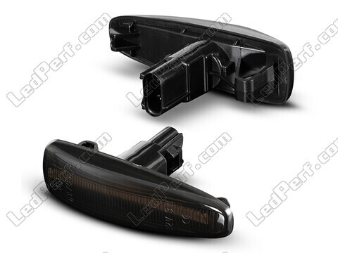 Sidovy av dynamiska LED-sidoblinkers för Mitsubishi Outlander - Rökfärgad svart version