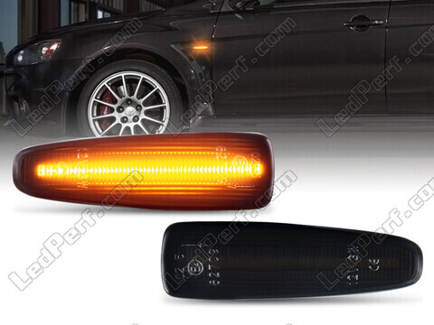 Dynamiska LED-sidoblinkers för Mitsubishi Pajero IV